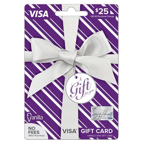 A vanilla visa card is a prepaid card, which means that you load money onto it when you purchase it. Vanilla Visa $25 Metallic Pattern Gift Card - Walmart.com - Walmart.com
