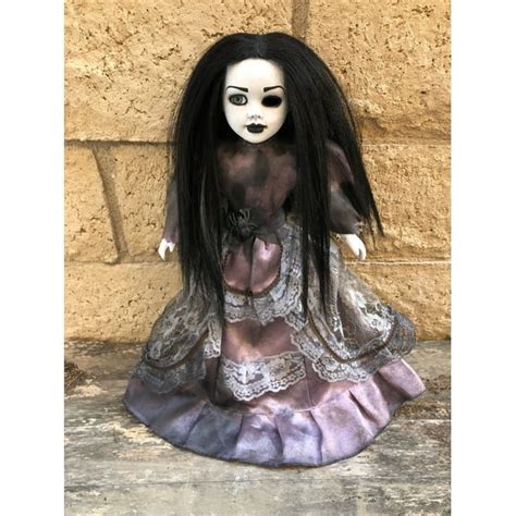 Ooak Sitting Pretty One Eye Creepy Horror Doll Art By Christie