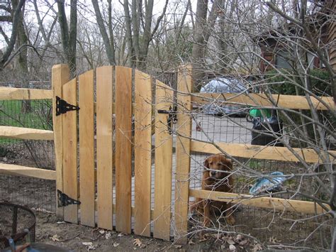 Fence rails can be installed between or across posts, using hangers, nails or screws to fasten them. Cedar Fence Gate Designs | rail fencing genuine hand split ...