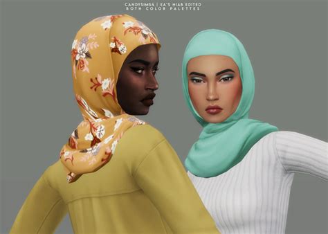 Hijab Retextured From Candy Sims 4 • Sims 4 Downloads