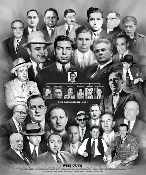 Wise Guys La Cosa Nostra Wise Guys Mobster Mafia