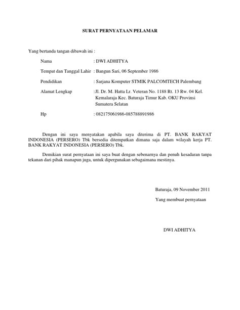 Maksudnya adalah orang tua kita menyatakan bahwa mereka mengizinkan atau memperbolehkan kita bekerja di lalu bagaimana cara membuat pernyataan kesanggupan yang kita butuhkan tersebut? Contoh Surat Pernyataan Kerja Siap Ditempatkan Dimana Saja ...