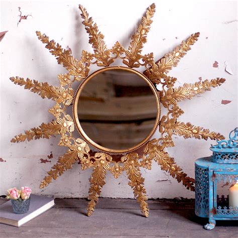 We did not find results for: round gold brass vintage effect sunburst mirror by made ...