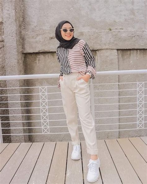 Pin Oleh Sara Di OOTD HIJAB