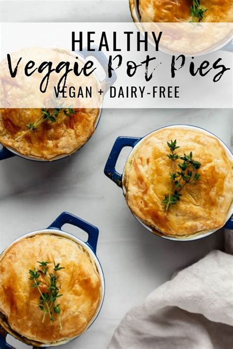 Tap here to get 5 secrets to stress free dinners. Veggie pot pies with puff pastry crust | Recipe | Vegan pot pies, Food recipes, Vegan dinner recipes
