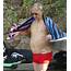 Sunglasses Swimming Old Man In A Red Underwear  Page Of 3 JPOLD