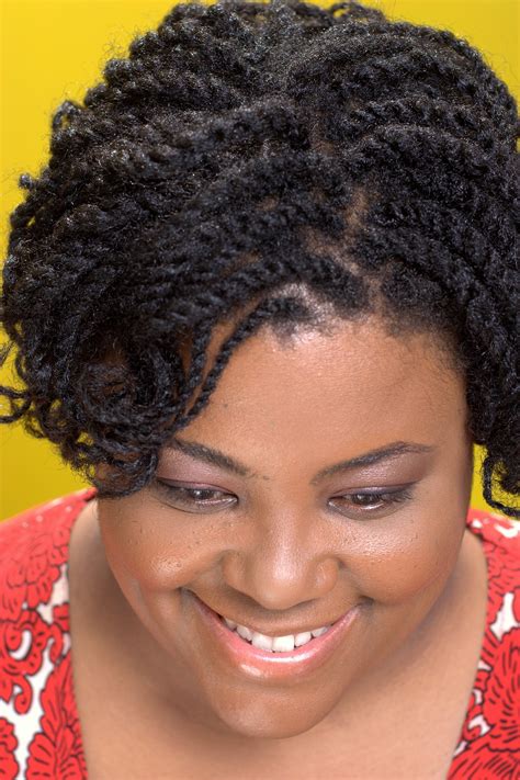 If you have short natural hair, this hairstyle will work correctly for you. Gorgeous #twists #naturalhairstyle Loved By Nenonatural ...