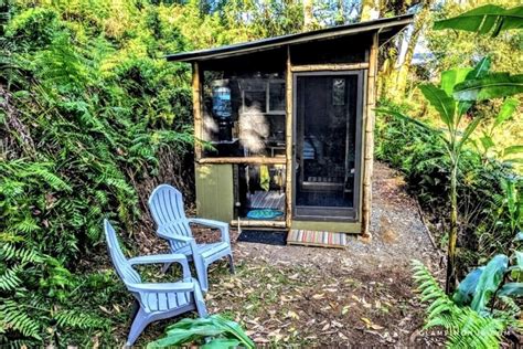 Rainforest Tiny House With Outdoor Kitchen
