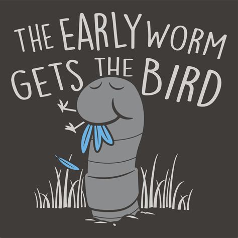 The Early Worm Gets The Bird T-Shirt | SnorgTees