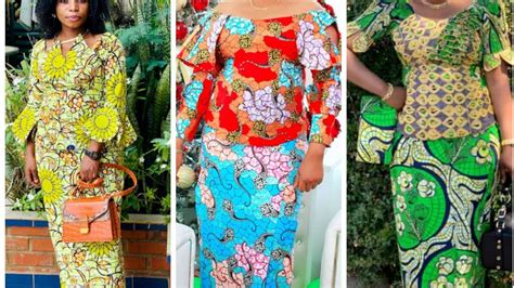 African Womens Beautiful Dresses In Ankara Ngolese Nigeria