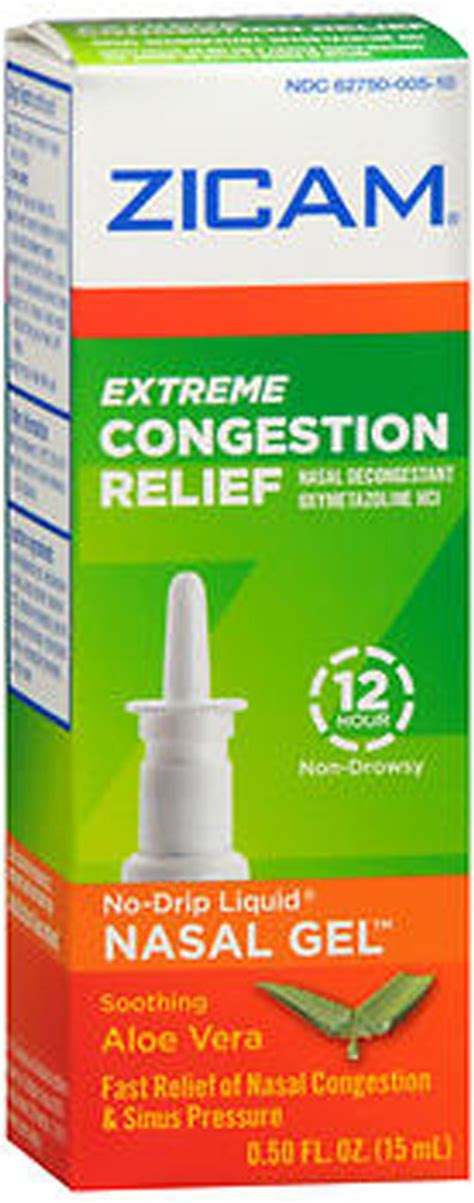 Zicam Extreme Congestion Relief Liquid Nasal Spray 05 Oz The Online Drugstore