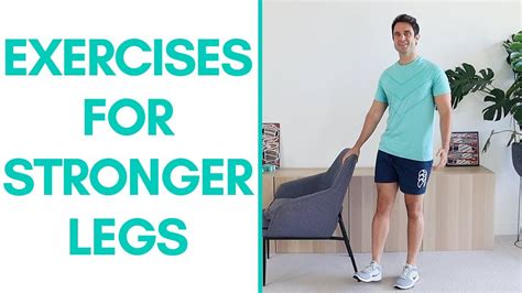 Knee And Hip Exercises For Seniors Includes Single Leg Exercises