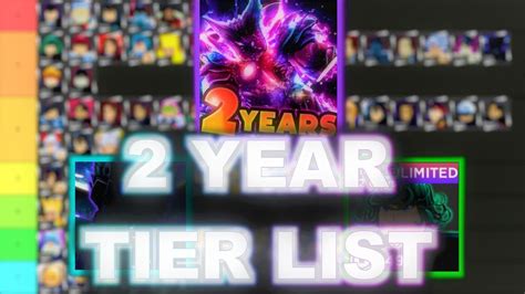 Updated The Best Anime Dimensions Tier List 2 Year Anniversary