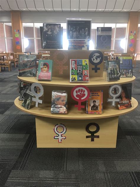 Women S History Month Library Display Library Displays Womens History Month Library Bulletin