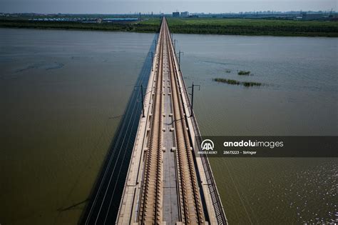 Tianjin Grand Bridge In China Anadolu Images