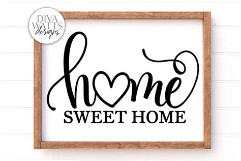 Home Sweet Home Svg Farmhouse Sign Dxf And 1353758