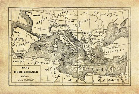 Map Of The Mediterranean 550 Bc Illustration Ancient