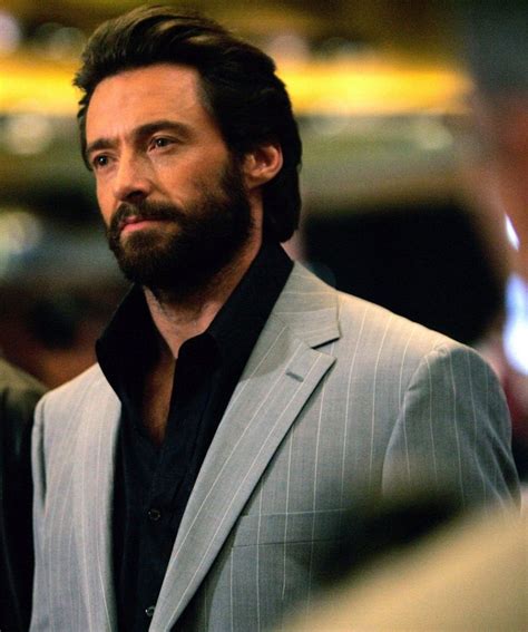 Mens hugo boss the sweet2 suit jacket grey striped wool blend long eu106 / uk44. Hugh Jackman Screen Worn HUGO BOSS X Men Movie Prop Gray ...