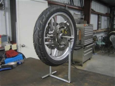 Getting motorcycle wheel chocks that will exactly serve the purpose. Homemade Motorcycle Wheel Balancer