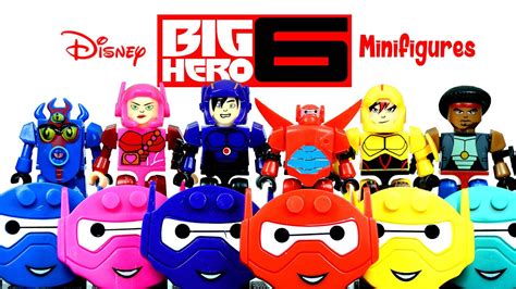 Big Hero 6 Kre O Knockoff Minifigures With Hiro Hamada Baymax Gogo