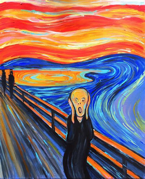 Edvard Munch The Scream Reproduction Hight Quality Original Etsy