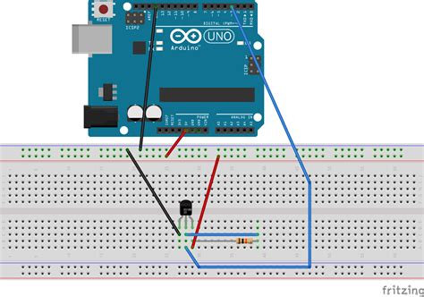 Frederic Torres Blog Connecting The Temperature Sensor Ds18b20 To An