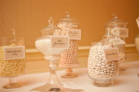 Side By Side Design All White Candy Bar • Side By Side Design