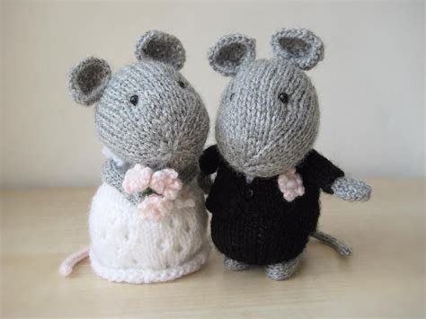 Wedding Mice Knitting Pattern By Amanda Berry Knitting Patterns