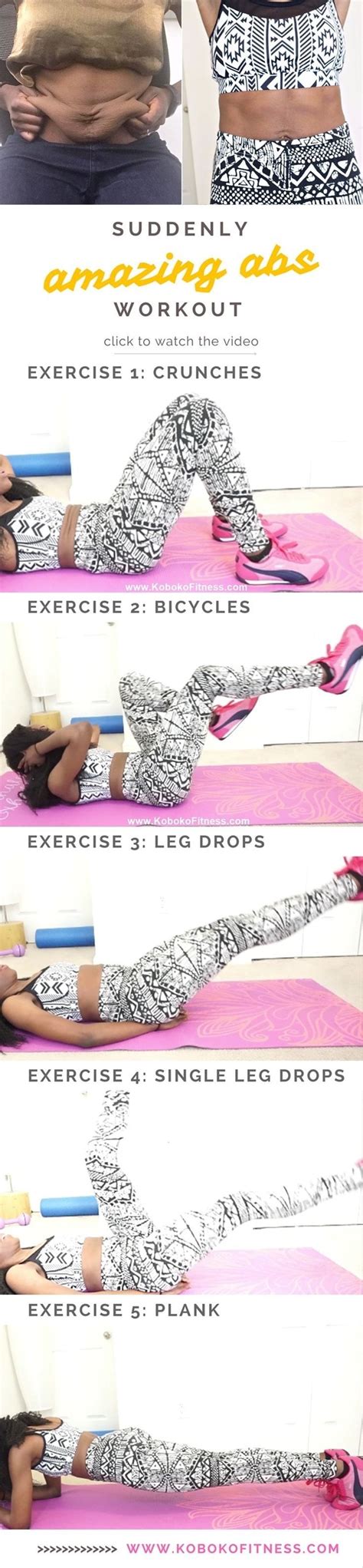 10 Minute Flat Stomach And Abs Workout At Home Full Video Koboko