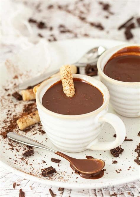 Italian Hot Chocolate Cioccolata Calda Little Sugar Snaps