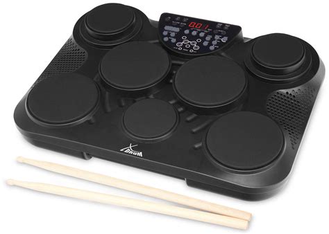 Pyle Pro Electronic Drum Kit Portable Electric Tabletop Drum Set