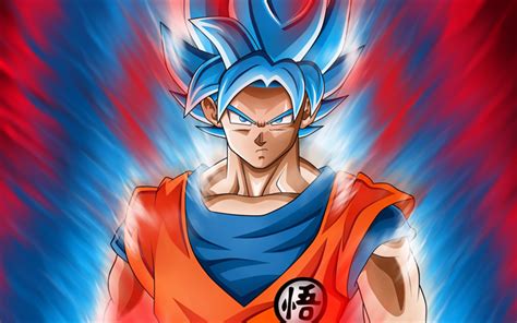 Download Wallpapers Blue Goku Fan Art Dbs Super Saiyan God 4k
