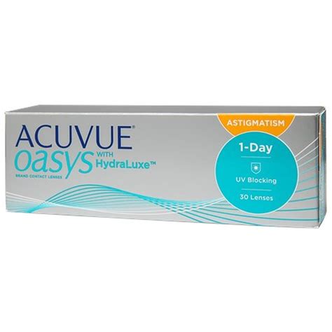 Acuvue Oasys 1 Day For Astigmatism 30 Pack Crystal Vision