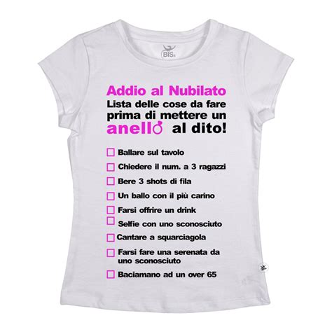 Simpartica T Shirt Personalizzata Per Addio Al Nubilato