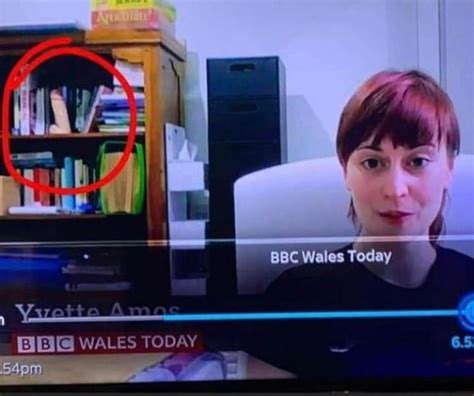 yvette amos had a dildo in the background during her interview on live tv r facepalm