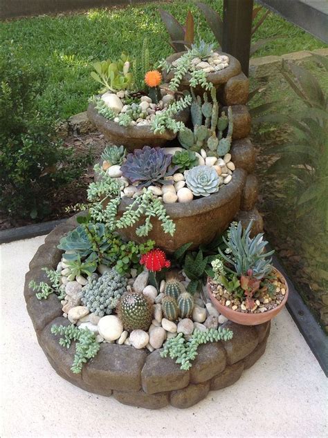 Gorgeous 30 Beautiful Succulent And Cactus Garden Gardenmagz