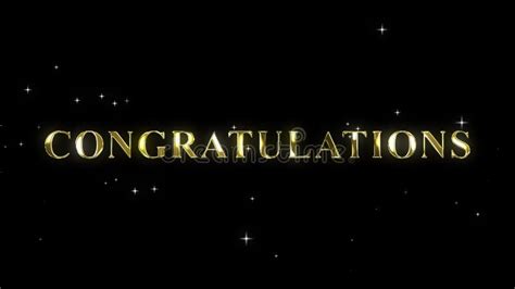 Congratulation Gold Animated Greeting Congratulation Gold With
