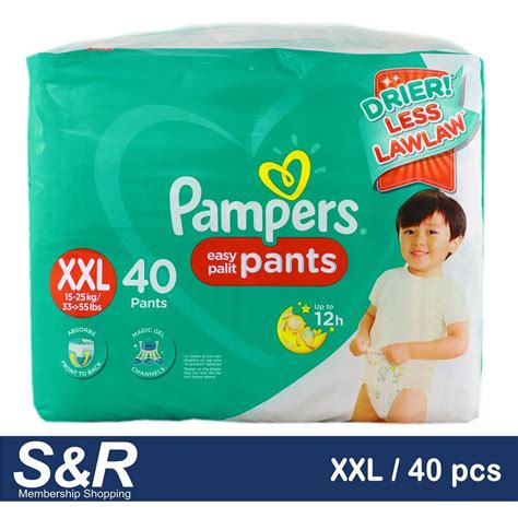Pampers Baby Dry Pants Diaper Double Extra Large Xxl 40 Pcs Shopee