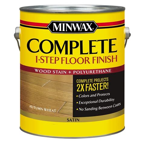Minwax Complete 1 Step Floor Finish Autumn Wheat Actual Net Contents