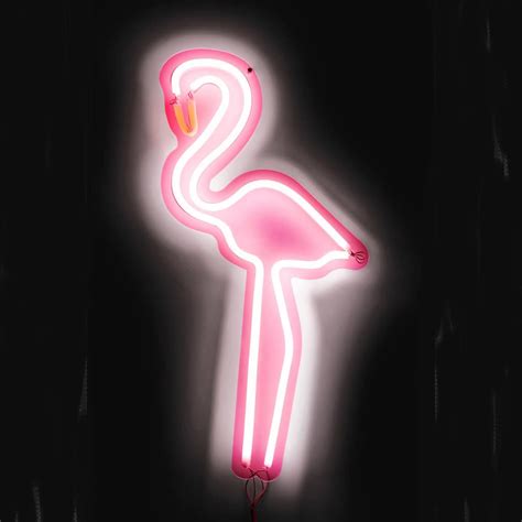 Neon Pink Flamingo Light By I Love Retro Lumière Néon Néon Lampe Néon