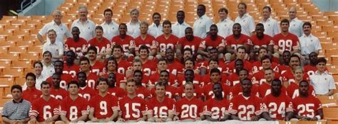 1989 Super Bowl San Francisco 49ers Before Randy Cross Retires