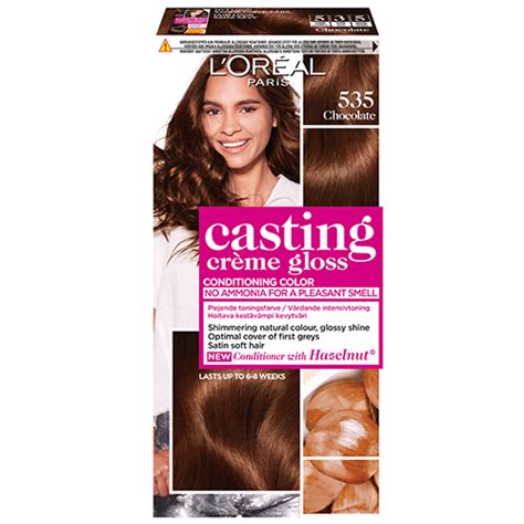 • colour lasts up to 28 shampoos. Köp Loreal Paris Casting Creme Gloss 160 ml 635 Chocolate ...