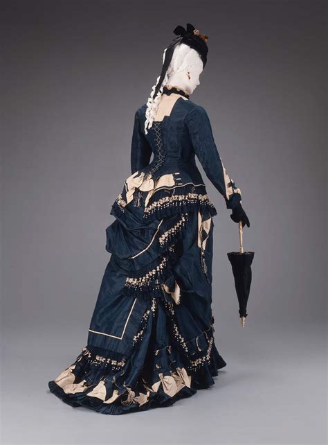 Rate The Dress Tassels Pleats And Pockets On An 1870s Bustle The