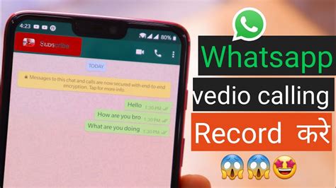 Whatsapp Video Call Recording Record Video Call Youtube