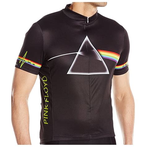 Check out @pinkfloydtmr for more about the pink floyd exhibition. Primal Pink Floyd Heren Wielershirt "Dark Side Of The Moon"