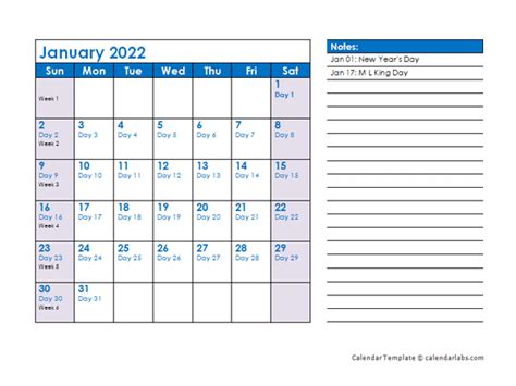 2022 Julian Date Calendar Free Printable Templates