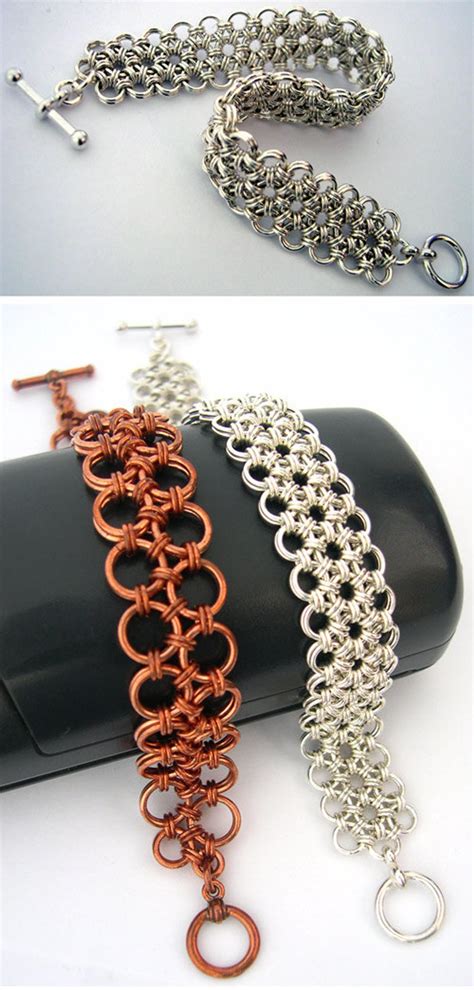 Tutorial Japanese Lace 12 In 2 Easy Intermediate Chainmaille Etsy Artofit