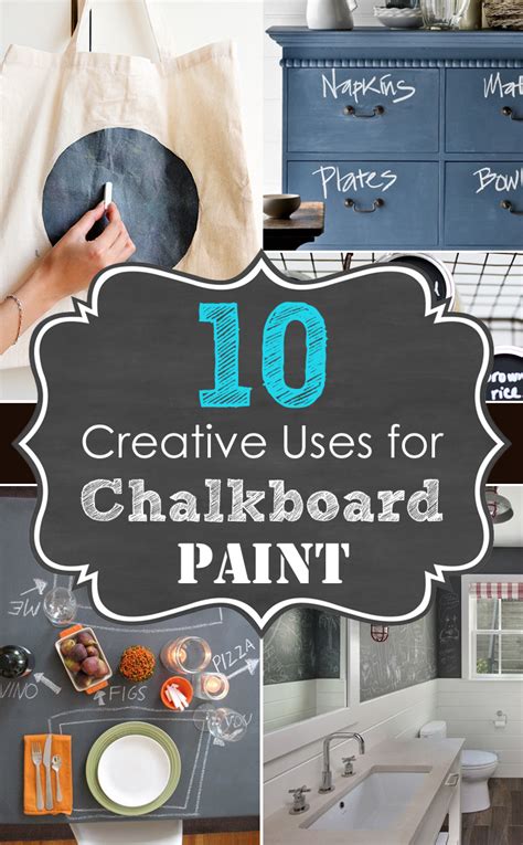10 Creative Ideas For Using Chalkboard Paint