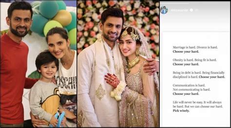 Amid Divorce Rumours With Indian Tennis Star Sania Mirza Pak Cricketer