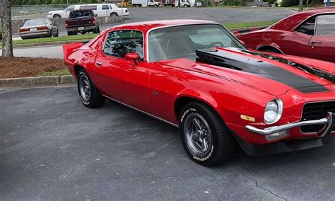 2nd Generation Classic Red 1973 Chevrolet Camaro Z28 For Sale
